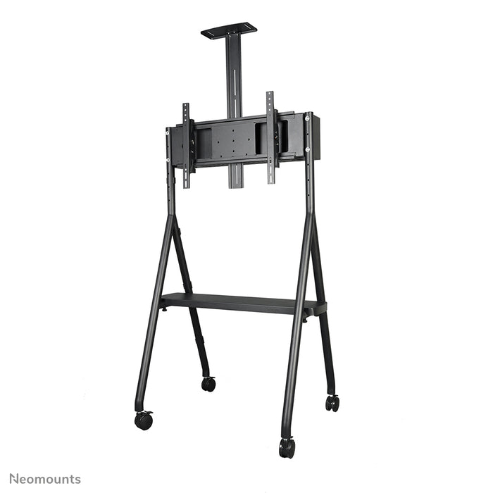 Neomounts NS-M1500 nero è un mobile su ruote per schermi piatti fino a 65 pollici (165 cm). Include piano per laptop - Nero