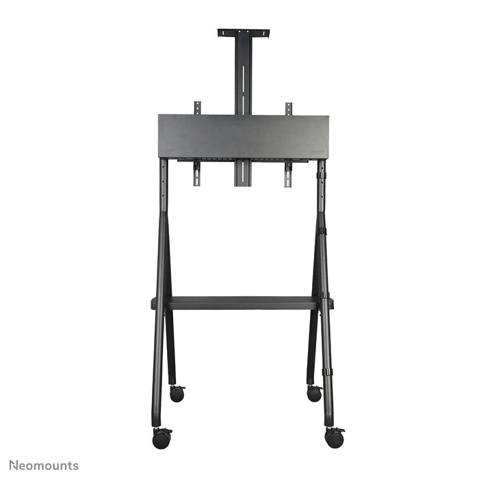 Neomounts NS-M1500 nero è un mobile su ruote per schermi piatti fino a 65 pollici (165 cm). Include piano per laptop - Nero