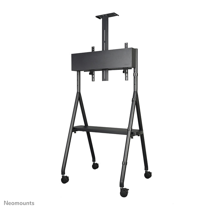 Neomounts NS-M1500 nero è un mobile su ruote per schermi piatti fino a 65 pollici (165 cm). Include piano per laptop - Nero