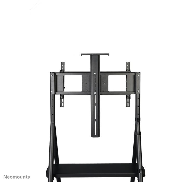 Neomounts NS-M1500 nero è un mobile su ruote per schermi piatti fino a 65 pollici (165 cm). Include piano per laptop - Nero