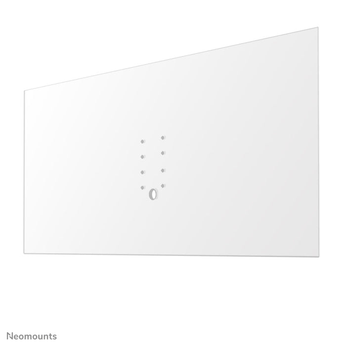 Neomounts NS-PLXPROTECT1 è uno schermo trasparente per 1 flat screen e offre protezione della distanza sul posto di lavoro - Acrilico trasparente, 100% riciclabile | PLXPROTECT è registrato come brevetto di design UE |