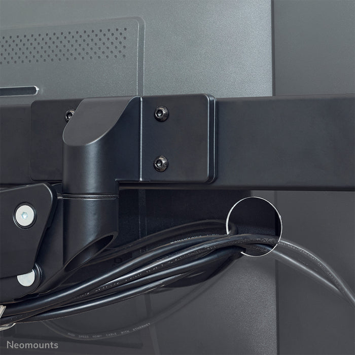 Neomounts NS-PLXPROTECT2 è uno schermo trasparente per 2 flat screen e offre protezione della distanza sul posto di lavoro - Acrilico trasparente, 100% riciclabile | PLXPROTECT è registrato come brevetto di design UE |