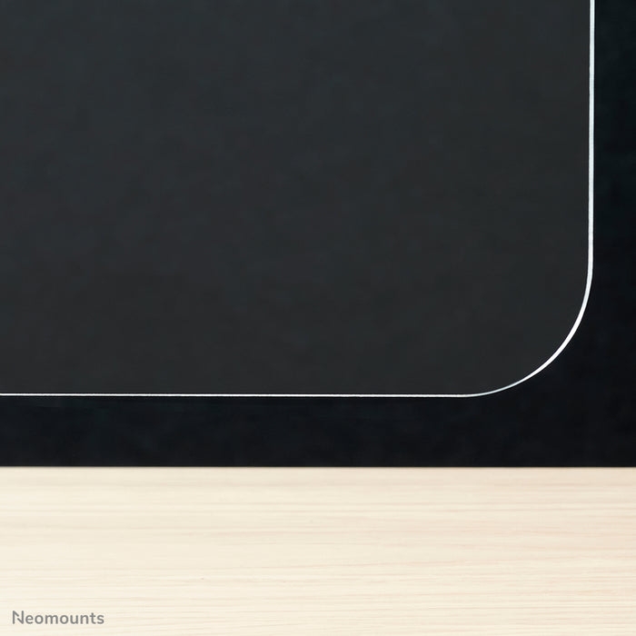 Neomounts NS-PLXPROTECT2 è uno schermo trasparente per 2 flat screen e offre protezione della distanza sul posto di lavoro - Acrilico trasparente, 100% riciclabile | PLXPROTECT è registrato come brevetto di design UE |