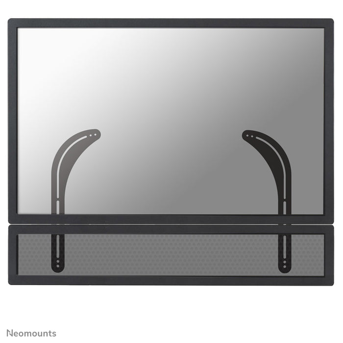 Supporto soundbar Neomounts, modello NS-SB100, è ideale per montare una soundbar sotto TV flat screen.