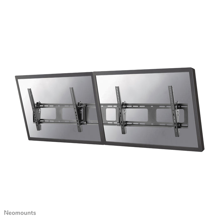 Neomounts NS-WMB200 nero è un supporto da parete per menu board per schermi fino a 52 pollici (132 cm).