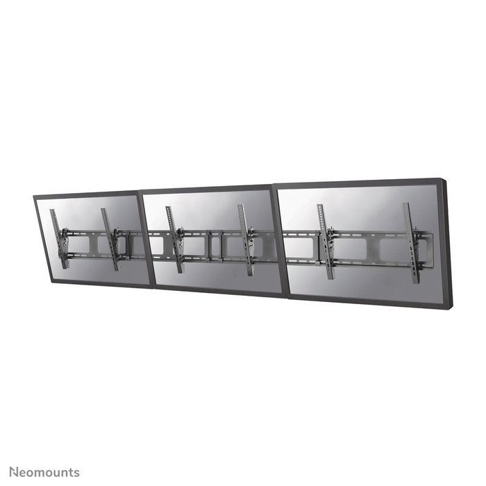 Neomounts NS-WMB300 nero è un supporto da parete per menu board per schermi fino a 52 pollici (132 cm).