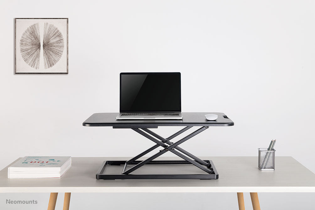 Postazione di lavoro ultra piatta sit-stand - Nero