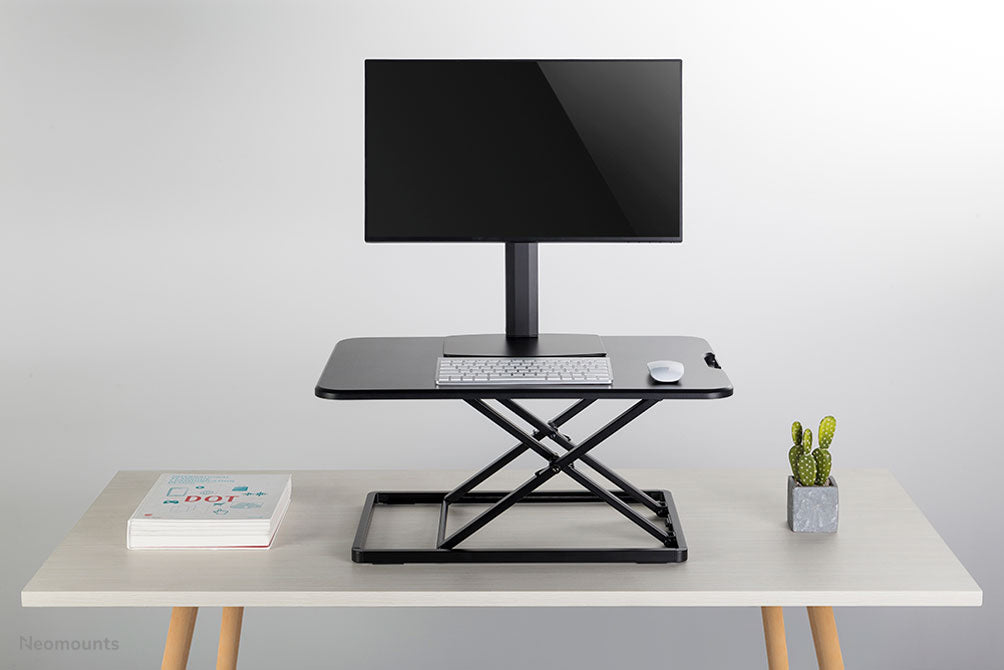 Postazione di lavoro ultra piatta sit-stand - Nero