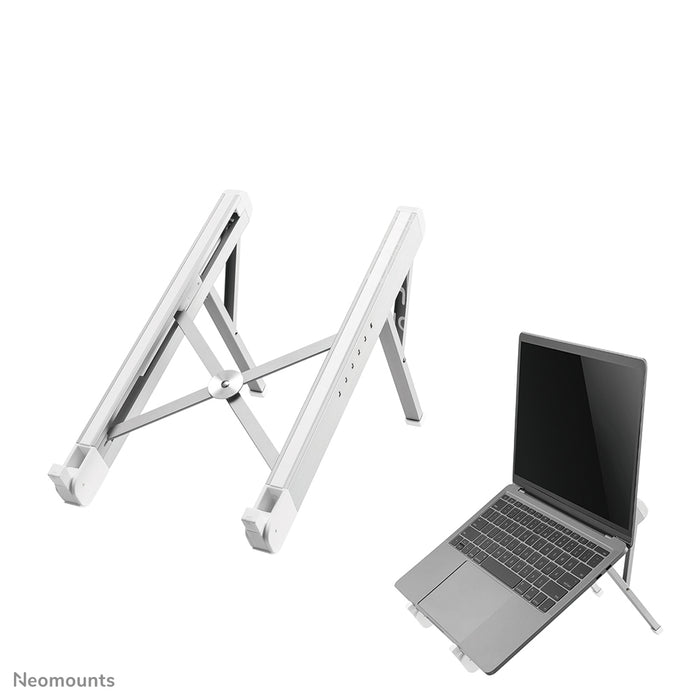 Neomounts supporto pieghevole per laptop - Argento