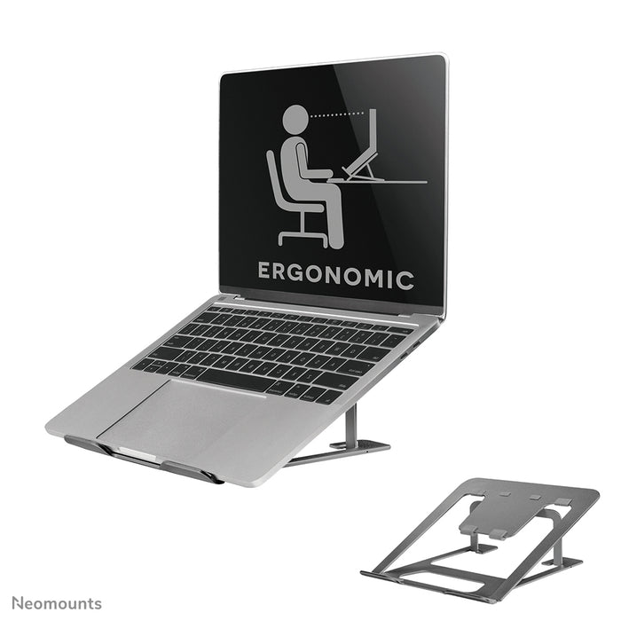 Neomounts supporto pieghevole per laptop - Grigio