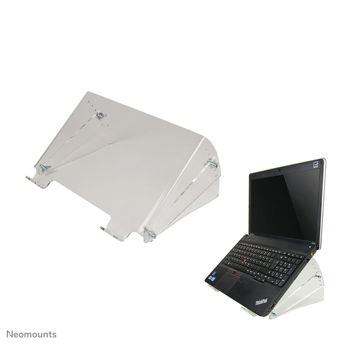 Neomounts NSNOTEBOOK300 è un rialzo in acrilico per notebook.