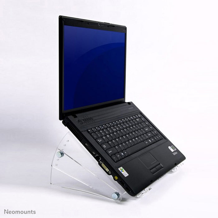 Neomounts NSNOTEBOOK300 è un rialzo in acrilico per notebook.