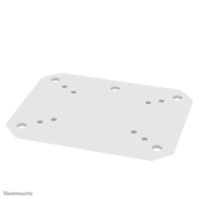 Neomounts PLASMA-M2SFPLATE è una piastra da pavimento per la serie 2250 e 2500 di carrelli elettrici regolabili in altezza e supporti da pavimento.