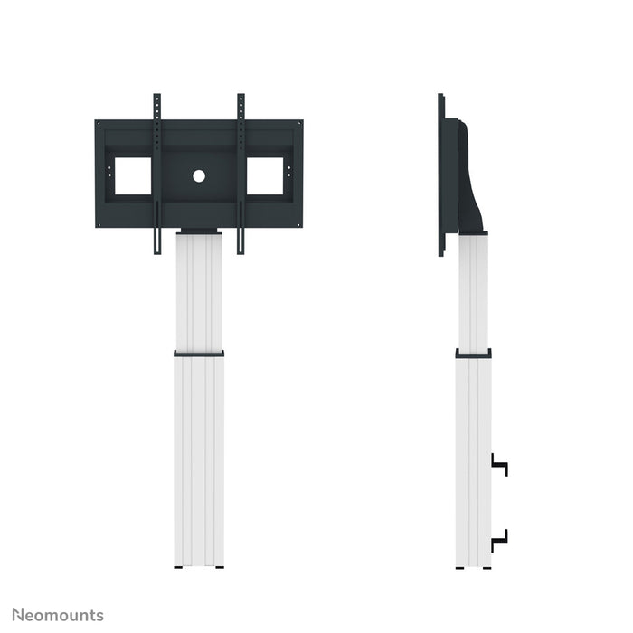 Neomounts PLASMA-W2500 argento è un supporto a parete motorizzato per schermi fino a 100 pollici.