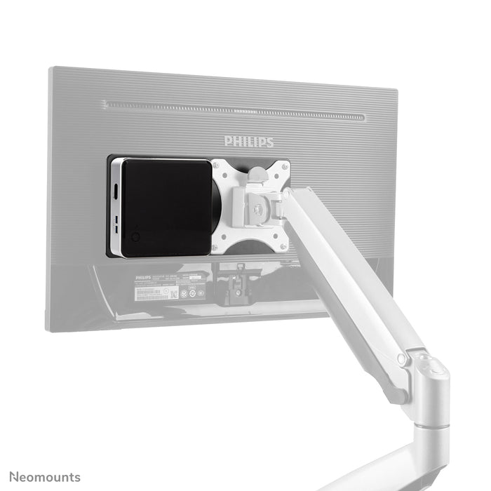 Neomounts Con questo supporto per thin client, modello THINCLIENT-01, monti facilmente un thin client su un braccio per monitor.