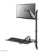 Neomounts WL90-325BL1 Zit-sta werkstation wand 17-32" - gasveer – productaanzicht