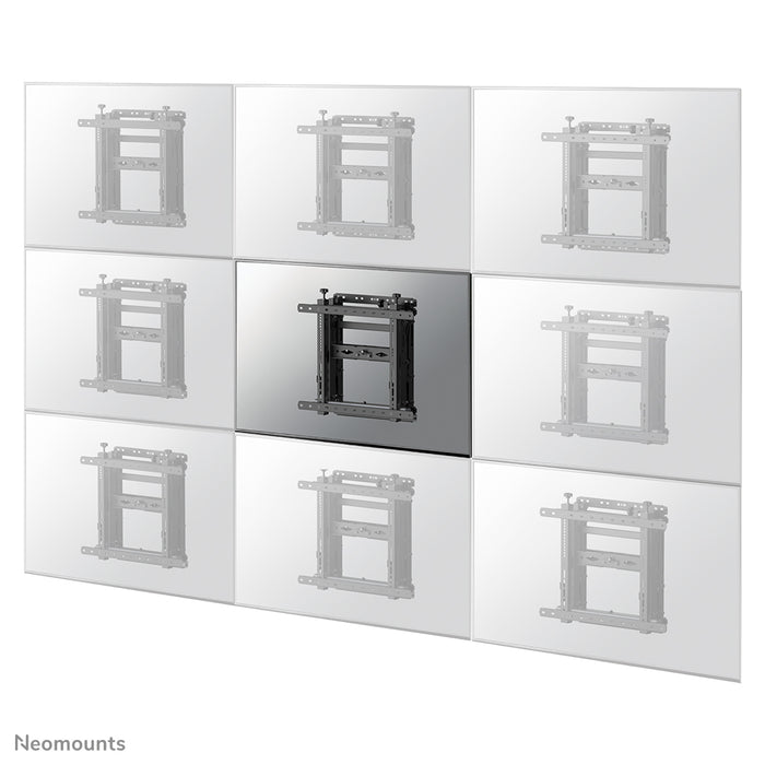 Neomounts WL95-900BL16 supporto videowall push to pop out per schermi da 45-75 pollici - Nero