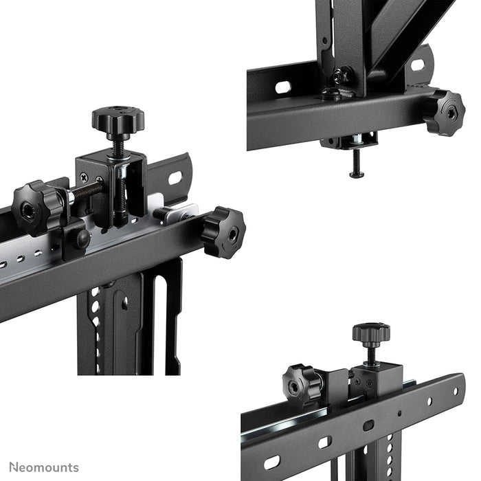 Neomounts WL95-900BL16 supporto videowall push to pop out per schermi da 45-75 pollici - Nero