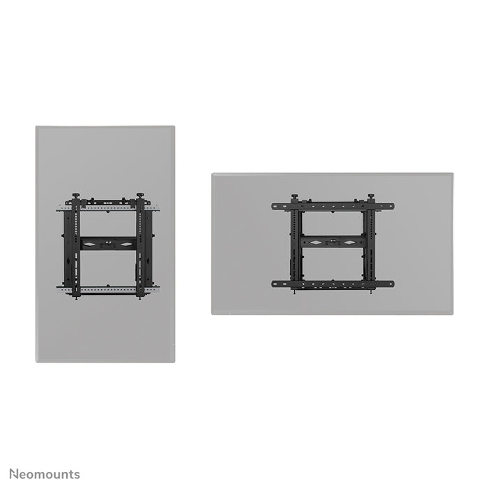 Neomounts WL95-900BL16 supporto videowall push to pop out per schermi da 45-75 pollici - Nero