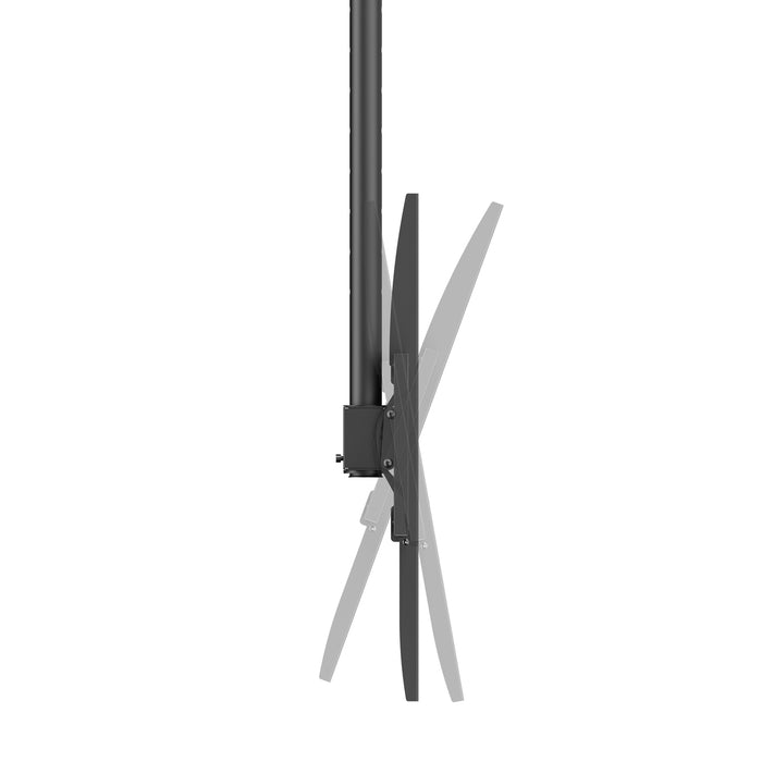 Supporto da soffitto robusto XL con doppio tubo 60-120 pollici e portata di 120 kg