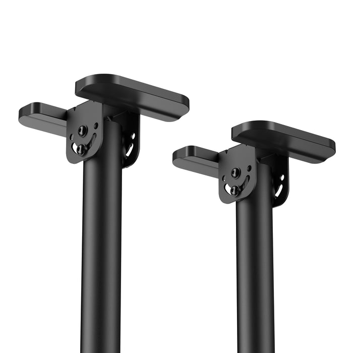 Supporto da soffitto robusto XL con doppio tubo 60-120 pollici e portata di 120 kg