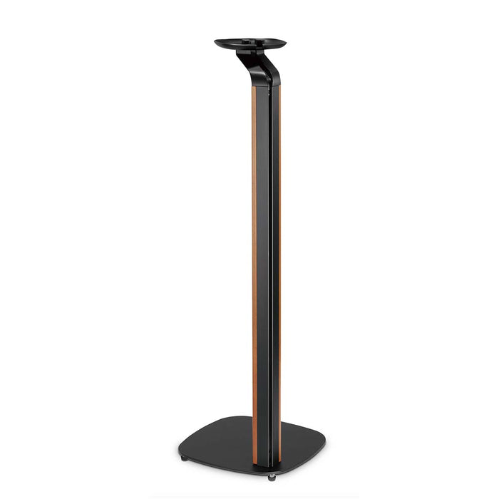 Supporto per altoparlanti design scandinavo per Sonos One, One SL & PLAY:1 – Base in legno/metallo con gestione cavi e smorzamento vibrazioni.