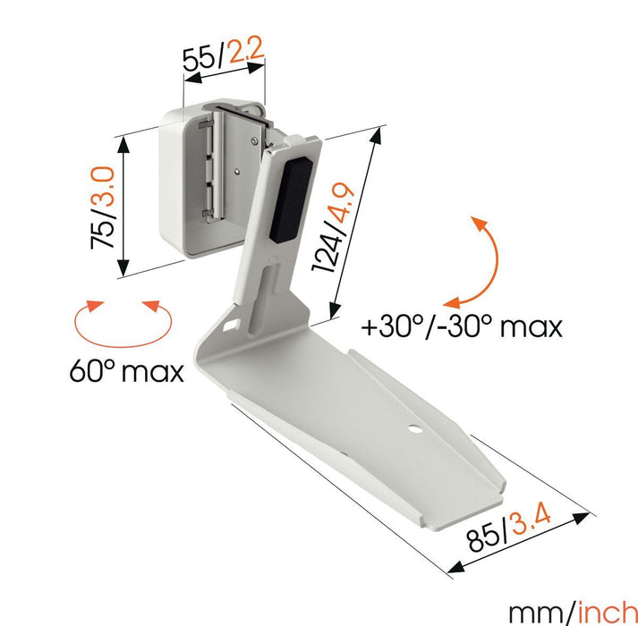 Supporto da muro Sonos Era 300 bianco – regolabile | Vogel’s