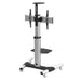 Wolff Mount TVB-34 – TV stevige verrijdbare vloersteun – Aluminium – Schermen tot 70 inch – Hoogte 210 cm