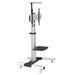 Wolff Mount TVB-34 – TV stevige verrijdbare vloersteun – Aluminium – Schermen tot 70 inch – Hoogte 210 cm