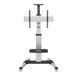 Wolff Mount TVB-34 – TV stevige verrijdbare vloersteun – Aluminium – Schermen tot 70 inch – Hoogte 210 cm