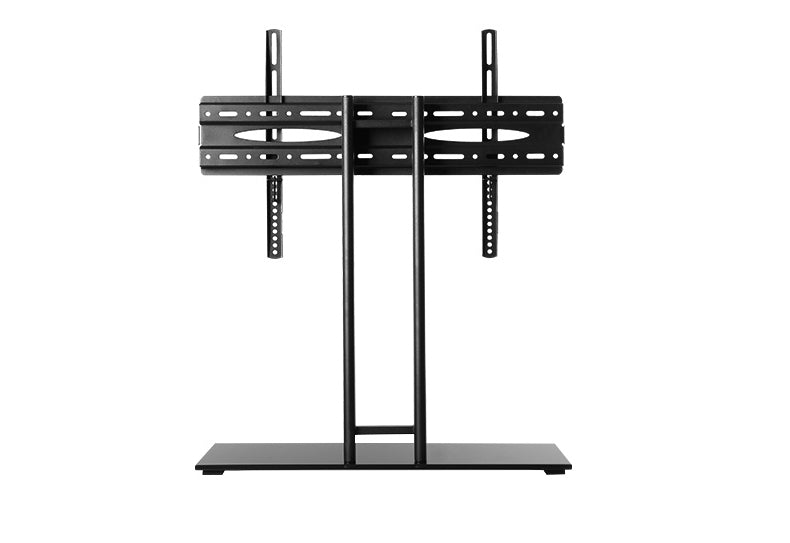 Wolff Mount Base TV bloccabile |Fino a 65 pollici |Universale |VESA 600x400 |Piastra in vetro nera pesante
