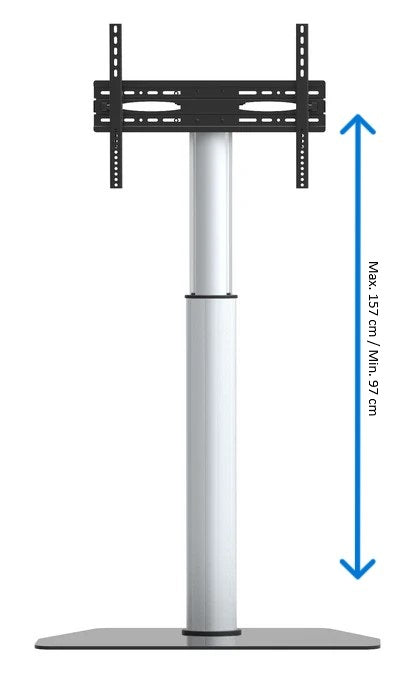 Wolff Mount Supporto Universale in Alluminio Regolabile Sottile per TV | 32 - 70 pollici | Colonna per Presentazioni | VESA 800x400 | Garanzia 10 anni