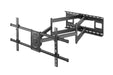 Schuin bovenkant Tv beugel - Muurbeugel universeel draaibaar 43 inch t/m 90 inch
