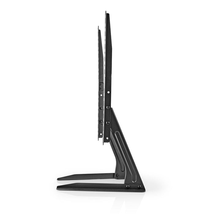 Nedis Supporto fisso da scrivania per TV da 13-70 pollici | Max 50 kg | Regolazione flessibile dell'altezza | Compatibile VESA | Acciaio | Nero