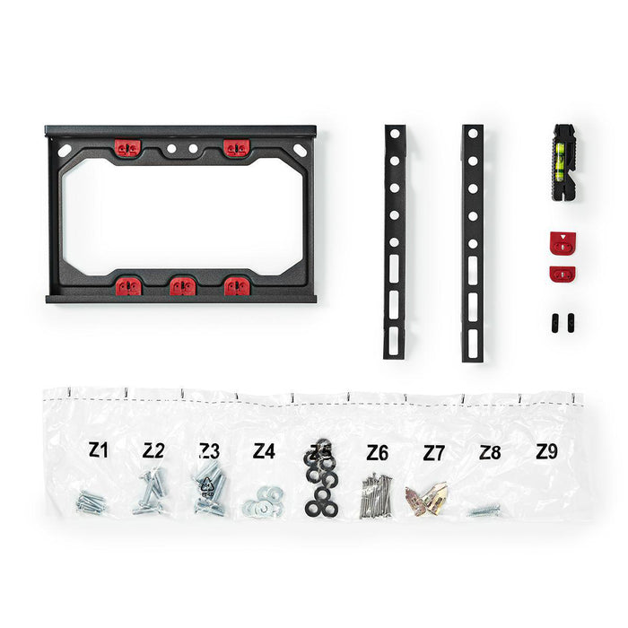 Supporto TV fisso per cartongesso | 13 - 27" | Max. 15 kg | Distanza dalla parete 28 mm | Nero