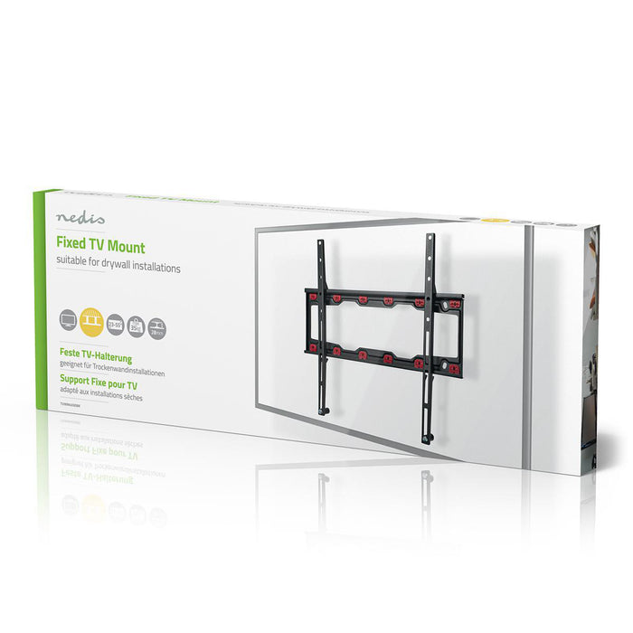Supporto TV robusto per cartongesso | Nero | 23 - 55" | Max. 35 kg | Distanza dal muro 28 mm | Nero