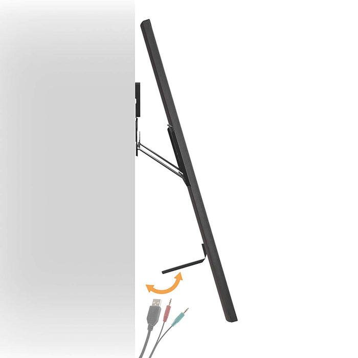 Nedis Supporto fisso a parete per TV 43-85 pollici | Max 60 kg | Design Micro-Gap
