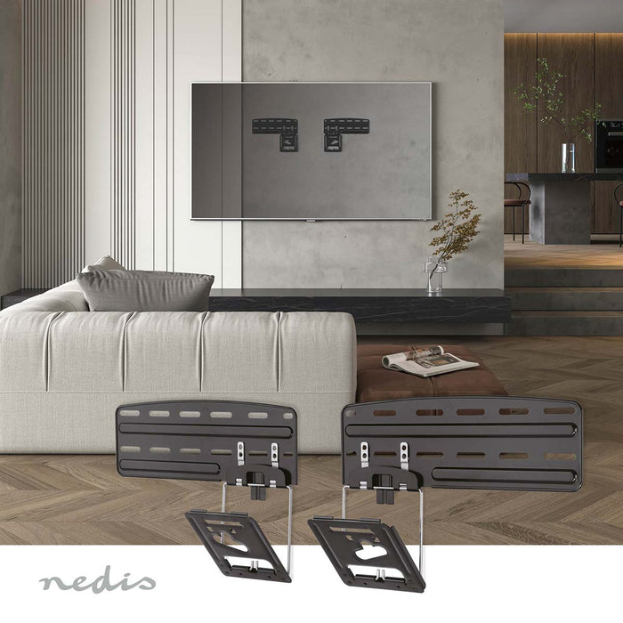 Nedis Supporto fisso a parete per TV 43-85 pollici | Max 60 kg | Design Micro-Gap