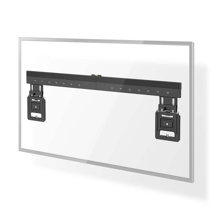 Nedis Supporto fisso a parete per TV 43-100 pollici - Micro-Gap ultra sottile - Max. 75 kg - Nero - Compatibile VESA.