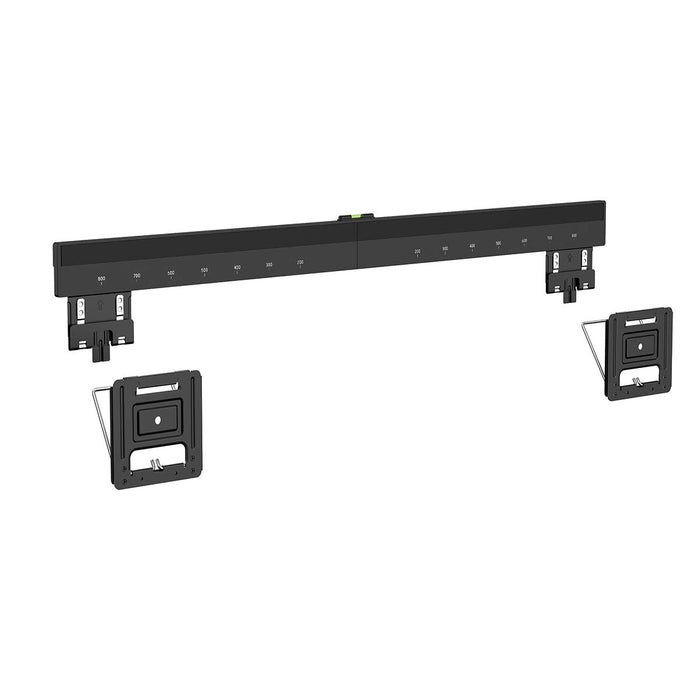 Nedis Supporto fisso a parete per TV 43-100 pollici - Micro-Gap ultra sottile - Max. 75 kg - Nero - Compatibile VESA.