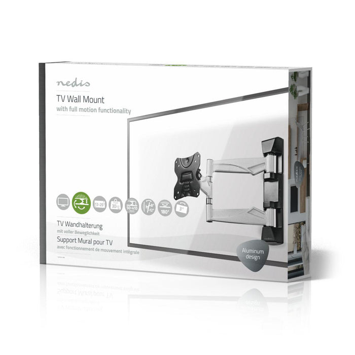 Supporto TV da parete Full-Motion | 13 - 27" | Max. 30 kg | 3 punti di snodo