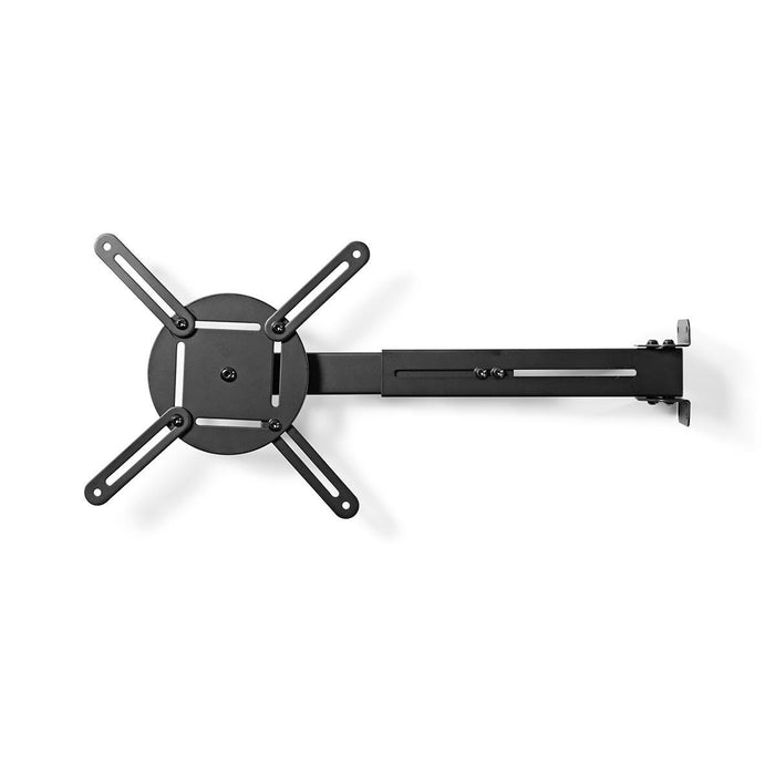 Supporto da Parete per Proiettore | Rotazione 360° | Max. 10 kg | Distanza dalla Parete 314 - 500 mm | Nero