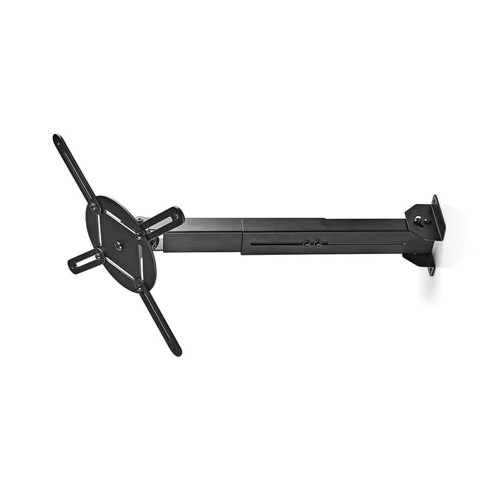 Supporto da Parete per Proiettore | Rotazione 360° | Max. 10 kg | Distanza dalla Parete 314 - 500 mm | Nero