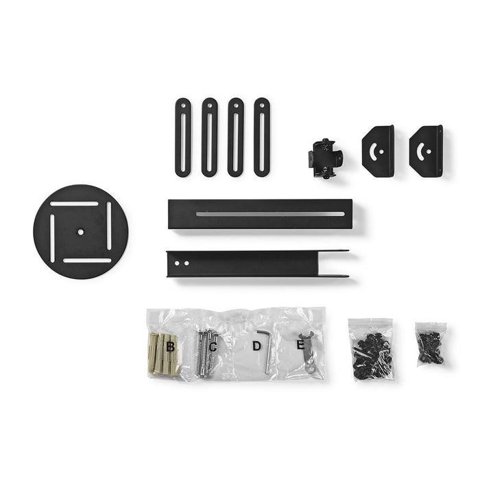 Supporto da Parete per Proiettore | Rotazione 360° | Max. 10 kg | Distanza dalla Parete 314 - 500 mm | Nero