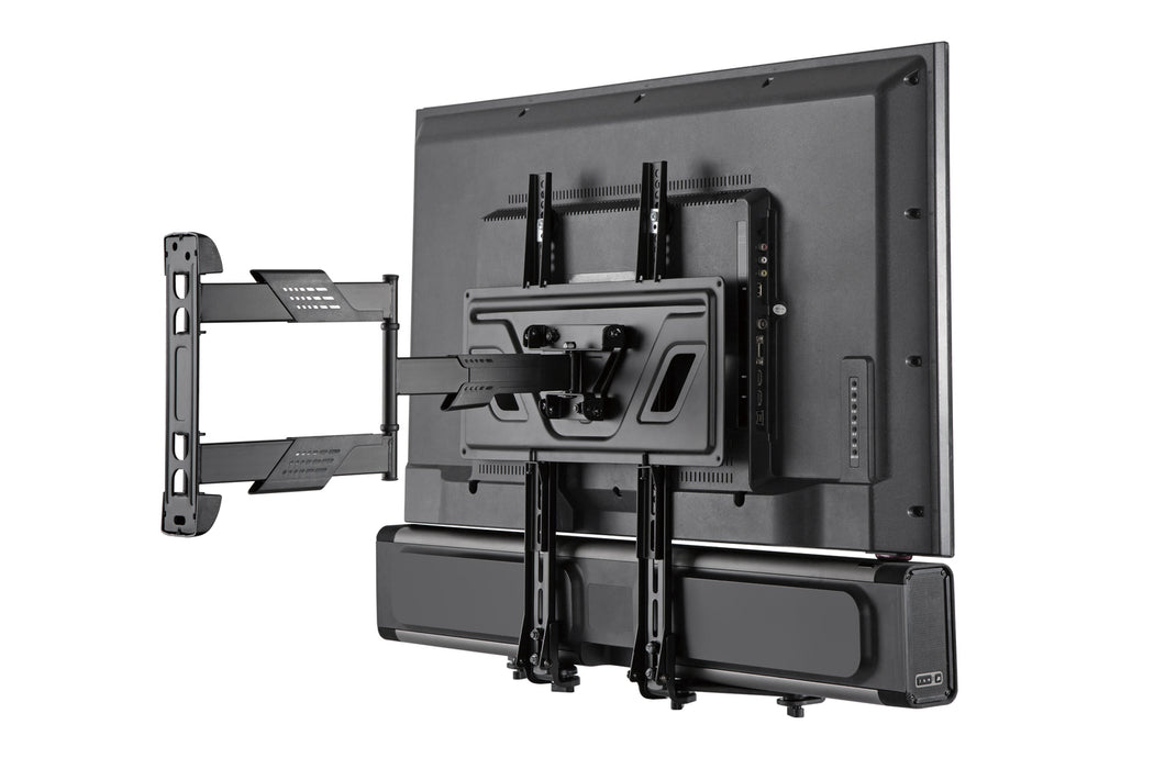 Wolff Mount TVB-108 – Universele Soundbarbeugels voor aan de televisie – Verstelbaar – Stevige constructie – tot 15 kg