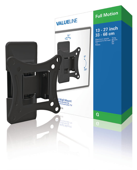 Supporto TV Valueline 13 a 27 pollici