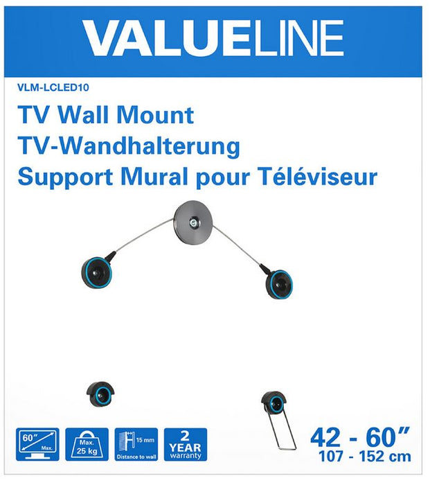 Supporto TV LED da parete per schermi fino a 55 pollici