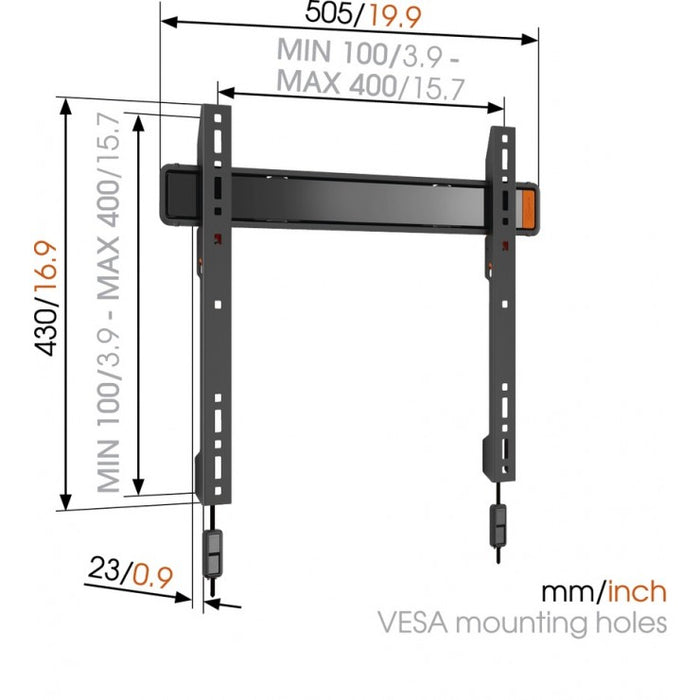 Vogel's WALL 2205 Supporto da parete fisso per TV fino a 55 pollici