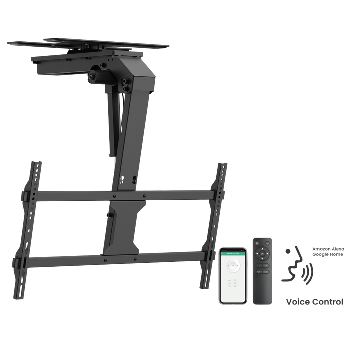 Wolff Mount Supporto a Soffitto Elettrico per TV fino a 86 pollici | 45kg | VESA 800x400