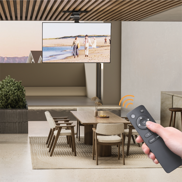Wolff Mount Supporto a Soffitto Elettrico per TV fino a 86 pollici | 45kg | VESA 800x400